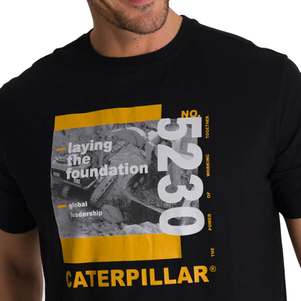 EVERYDAY WORKWEAR GRAPHIC TEE - CAT NEGRO