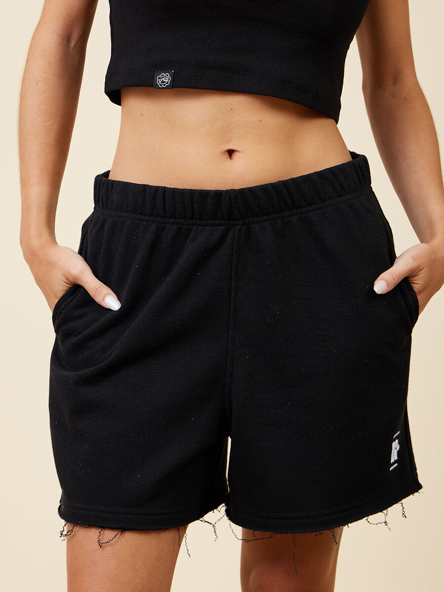 SHORT FELPA OLSON RUSTY - Negro 