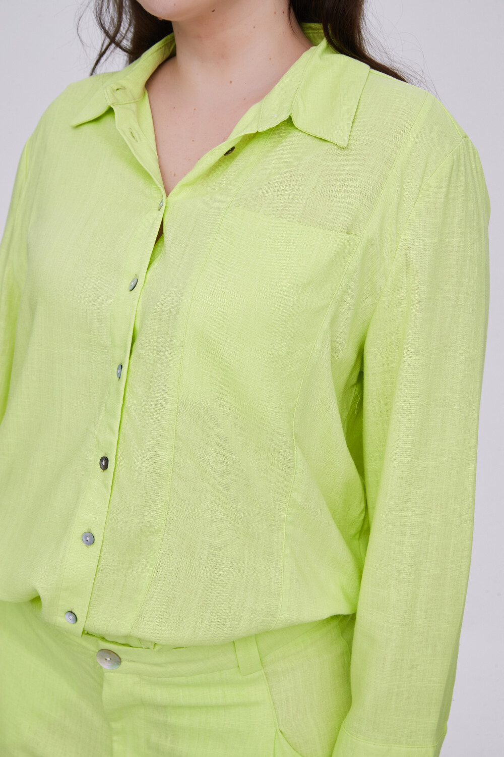 Camisa Torbeck Verde Oliva Claro