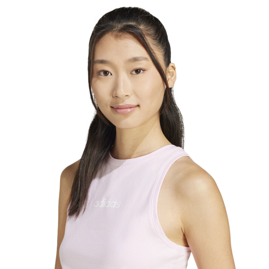Musculosa de Mujer Adidas Essentials Linear Slim Rosa