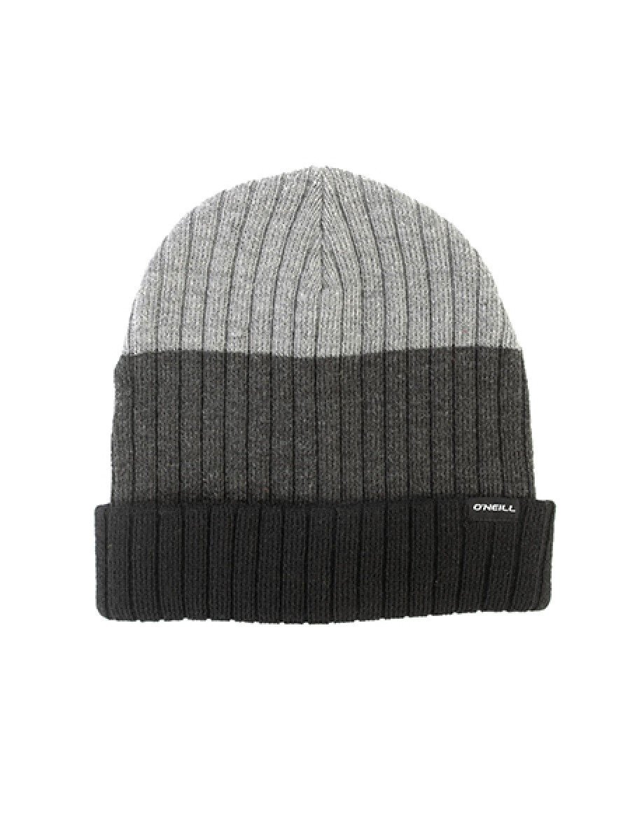 Gorro Blockstripe Gris Melange 