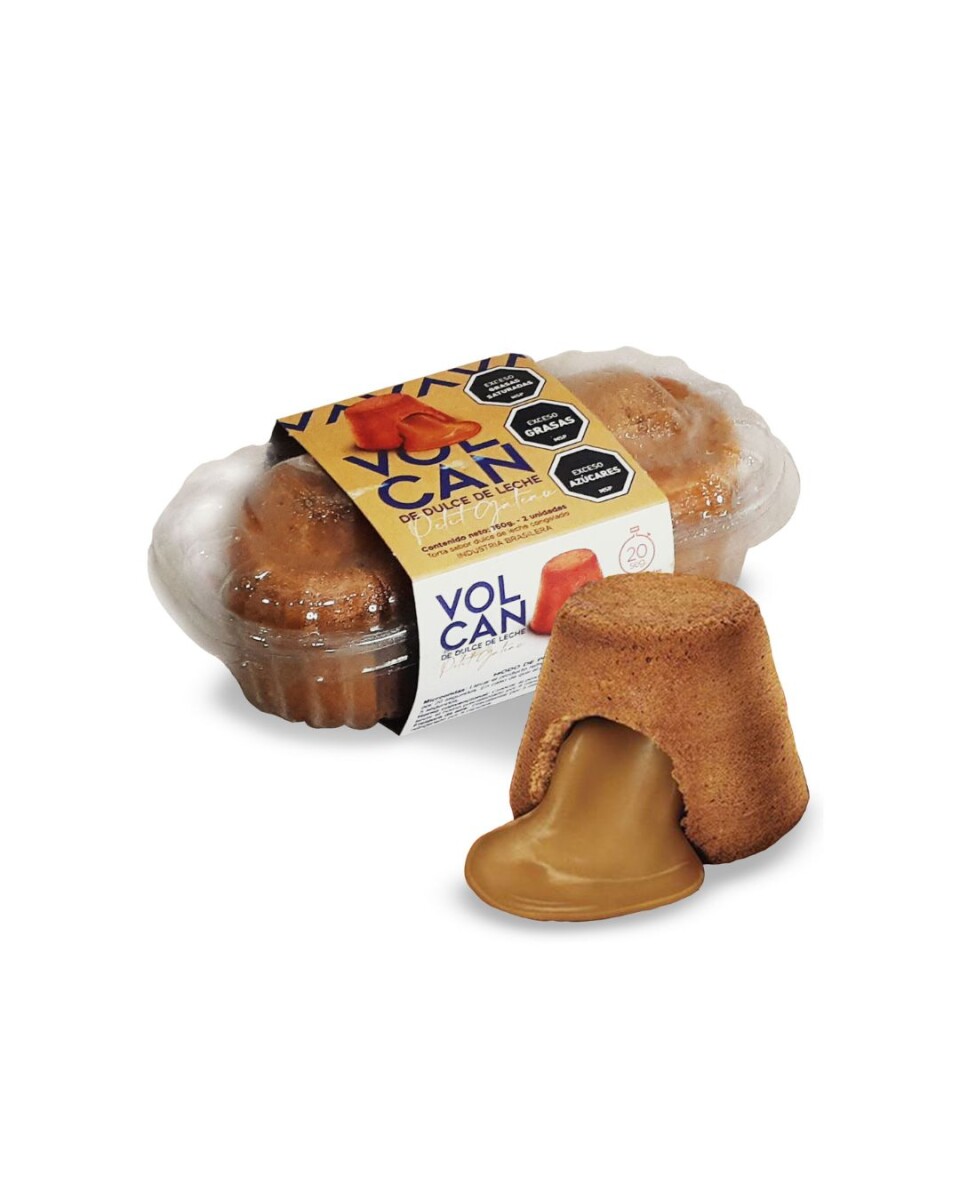 VOLCAN DE DULCE DE LECHE X2 