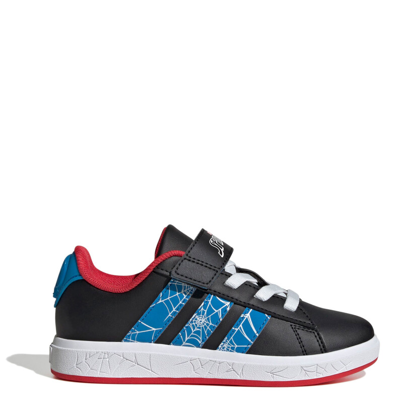 Championes de Niños Adidas Grand Court Marvel Spider Man Negro - Azul