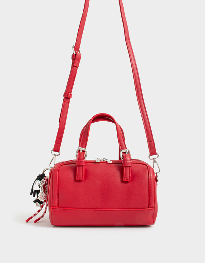 Bowling Cartera Bowling Con Charm - Rojo Medio