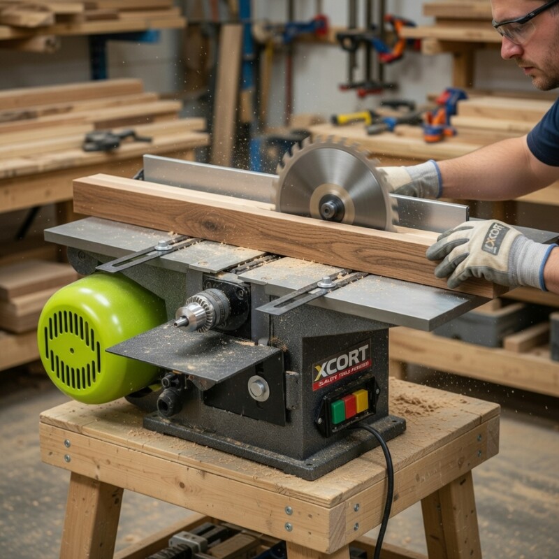 XCORT COMBINADA DE MESA PROFESIONAL 3EN1 SIERRA & CEPILLO & Xcort Combinada De Mesa Profesional 3en1 Sierra & Cepillo &