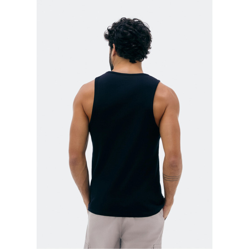 CAMISETA REGATA MASC PRETO ESCURO