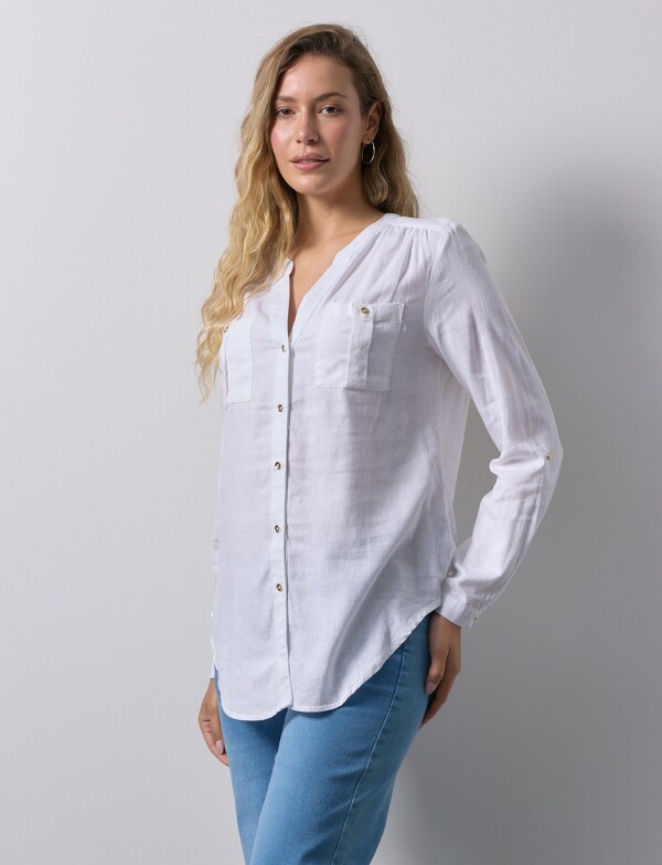 Blusa Lino BLANCO