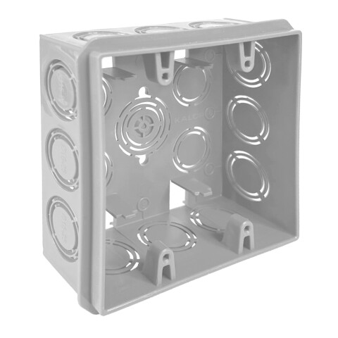 CAJA DE LLAVE 10X10 DE EMBUTIR GRIS KALOP CAJA DE LLAVE 10X10 DE EMBUTIR GRIS KALOP