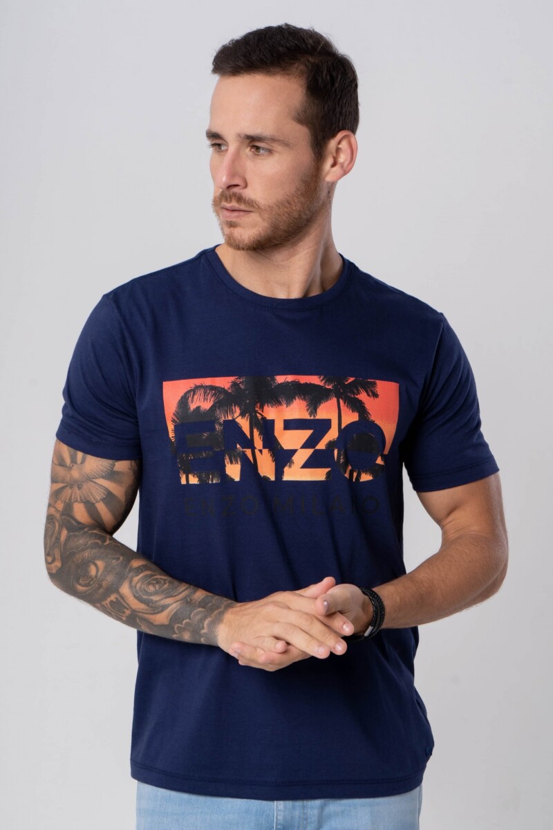CAMISETA AZUL MARINO 