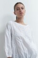 Blusa bordada blanco