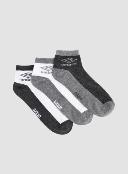 Media corta deportiva umbro pack x3 Variante 38