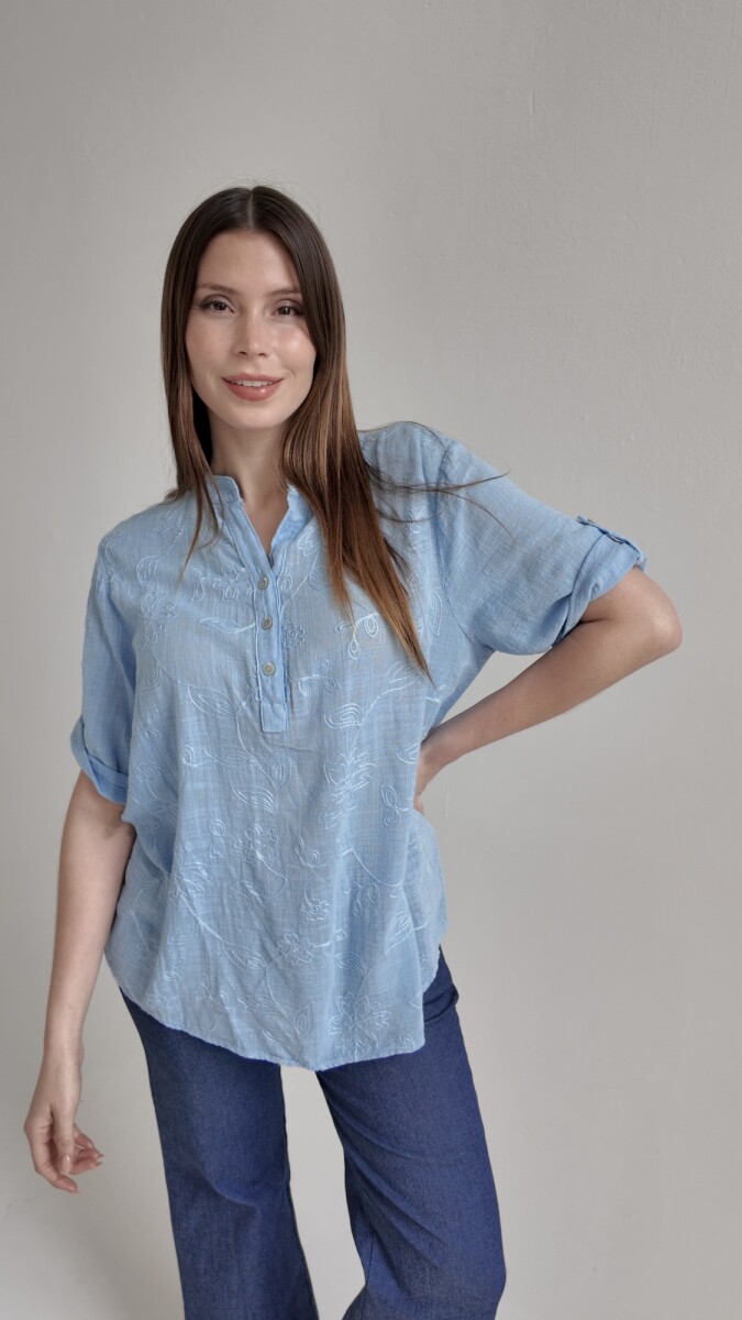 Camisa Sofy - Celeste 