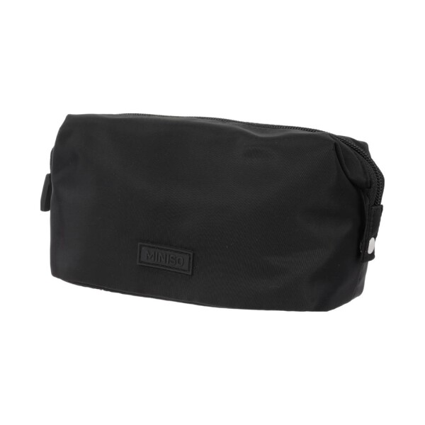 Necessaire doble cierre negro