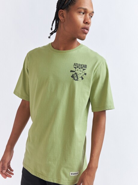 REMERA YAGO VERDE OLIVA