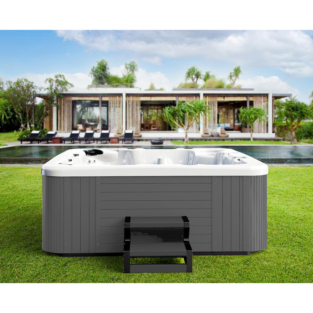 SPA EXTERIOR 3 PERS.GRIS C/COBERT.NEGRO Spa Exterior 3 Pers.gris C/cobert.negro