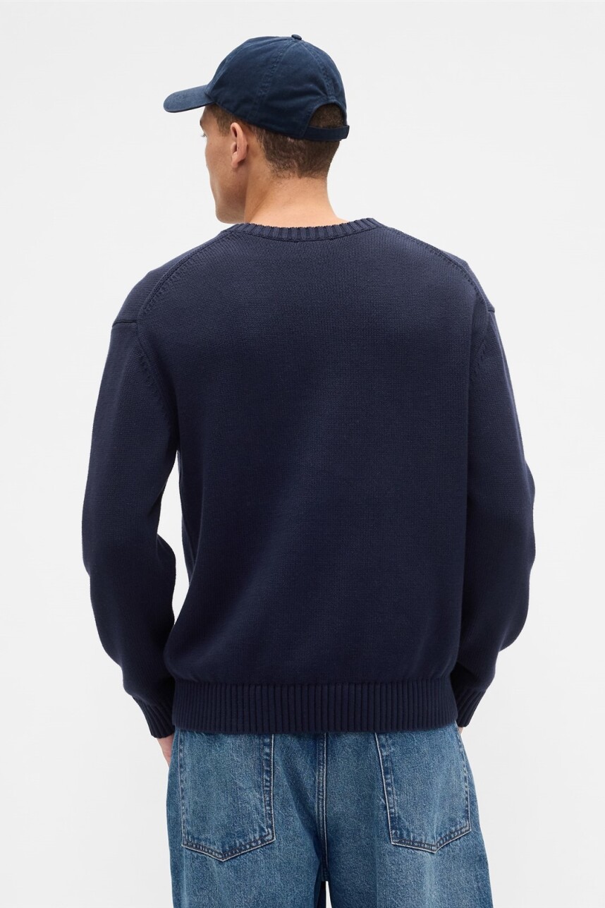 Buzo Oso Brannan Hombre Navy Uniform