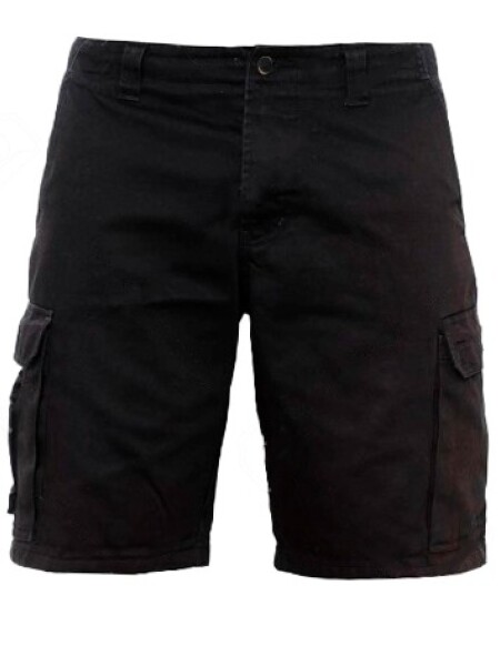 Bermuda Cargo con Spandex negra