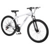 Bicicleta Montaña 26 Cuadro Acero Freno Disco 21 Cambios Blanco