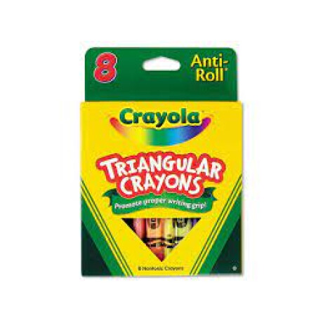 Crayones Crayolas Triangulares X8 Colores Crayones Crayolas Triangulares X8 Colores
