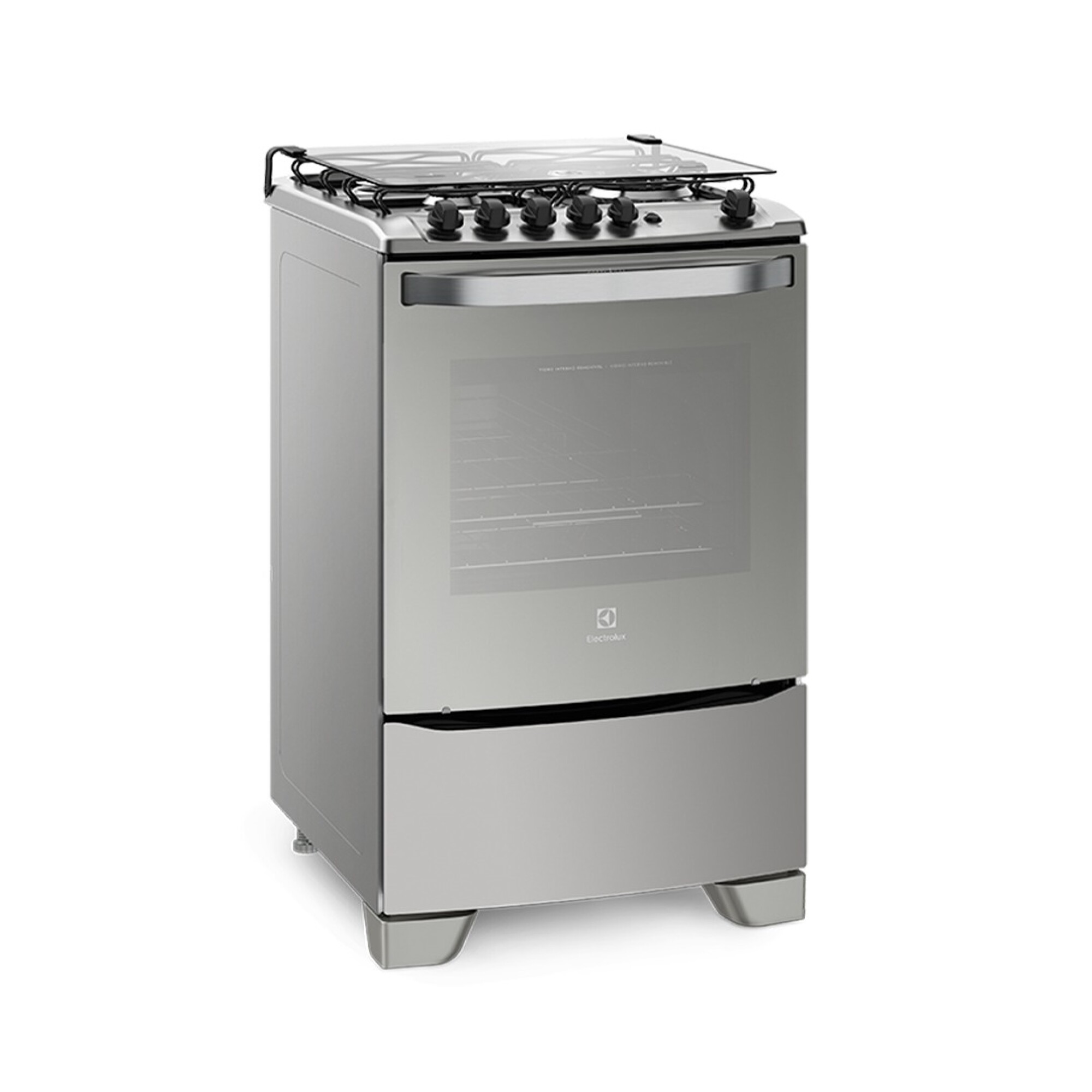 Cocina Electrolux 56GXQ 4 Hornallas Mesada Inox. Hierro - 001 — Universo  Binario