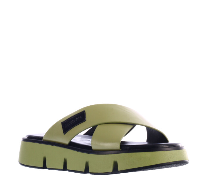 Sandalia de Mujer Miss Carol MINICOY con tiras cruzadas Verde