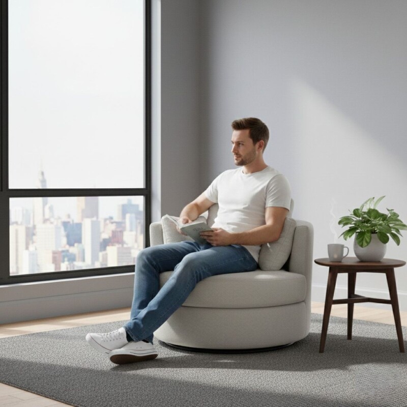 TUMBONA GIRATORIA LUZ - GRIS 402248 (CD) Unica