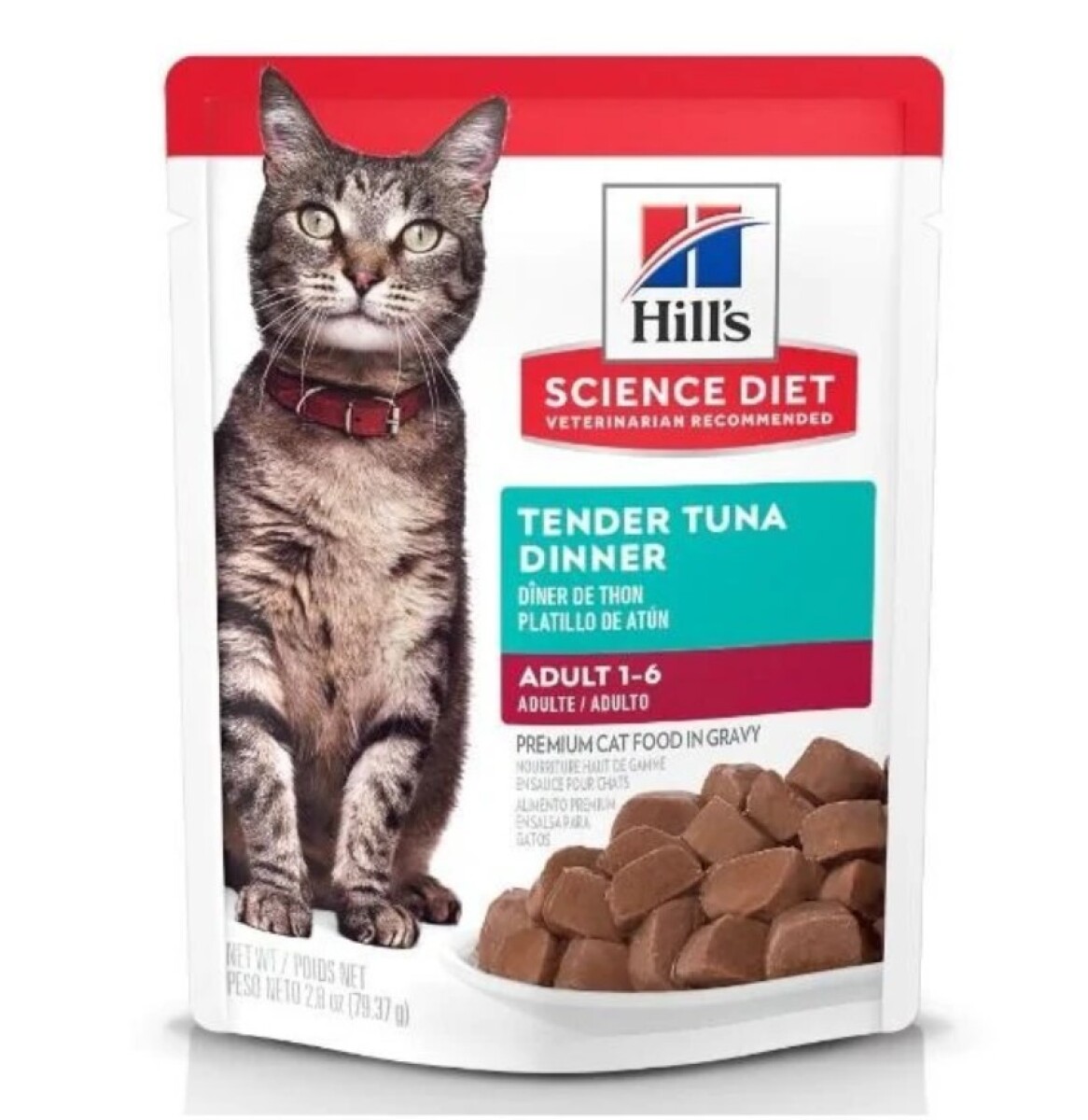 HILLS SD ADULT TENDER TUNA POUCH 80 GR 