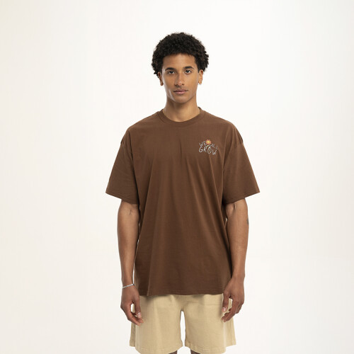 Remera Pulau Lunita Marrón