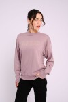 Buzo de felpa oversize Lila