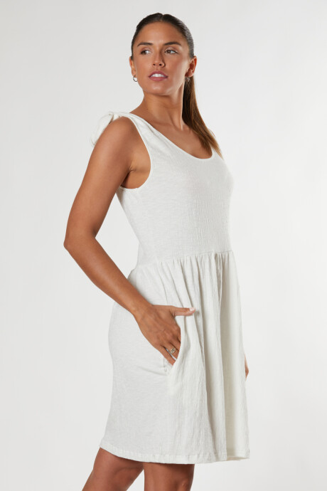 VESTIDO CORTO SERENE RUSTY Blanco