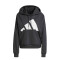 Canguro de Mujer Adidas Essentials Big Logo French Terry Negro - Blanco