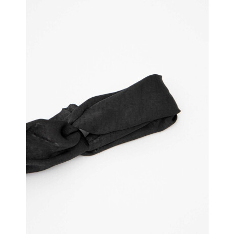 Vincha De Satén Negro