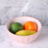 Bowl Con Tapa Ideal Ensalada - M - Rosa Unica