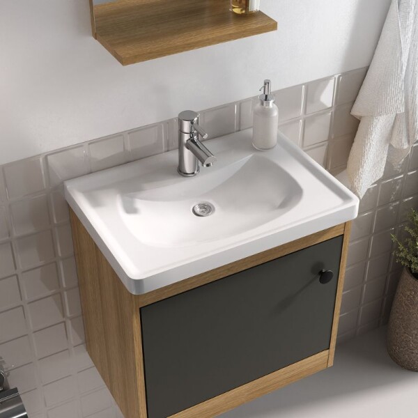BAÑO COMPLETO N°1 INODORO CON MOCHILA + MUEBLE DE BAÑO 50 CM CON ESPEJO + GRIFERIA + CERAMICA DE PISO Y PARED BAÑO COMPLETO N°1 INODORO CON MOCHILA + MUEBLE DE BAÑO 50 CM CON ESPEJO + GRIFERIA + CERAMICA DE PISO Y PARED