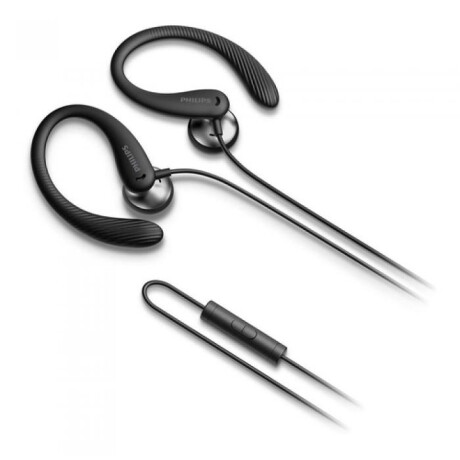 AURICULARES SPORT PHILIPS TAA110 Auriculares Cableados PHILIPS Sport TAA1105BK/00 Con Micrófono - Black