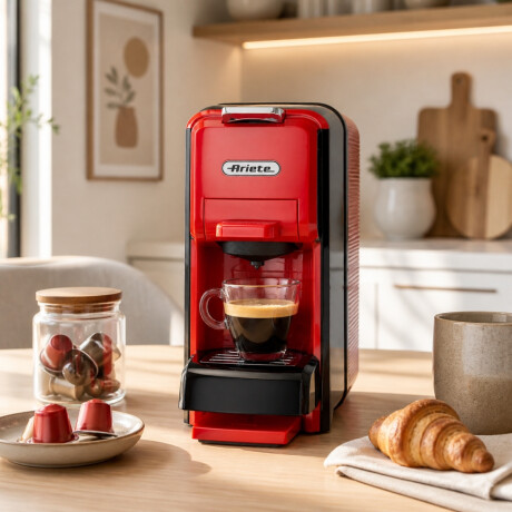 Cafetera Expresso Roja 4 en 1 Ariete Cafetera Expresso Roja 4 en 1 Ariete