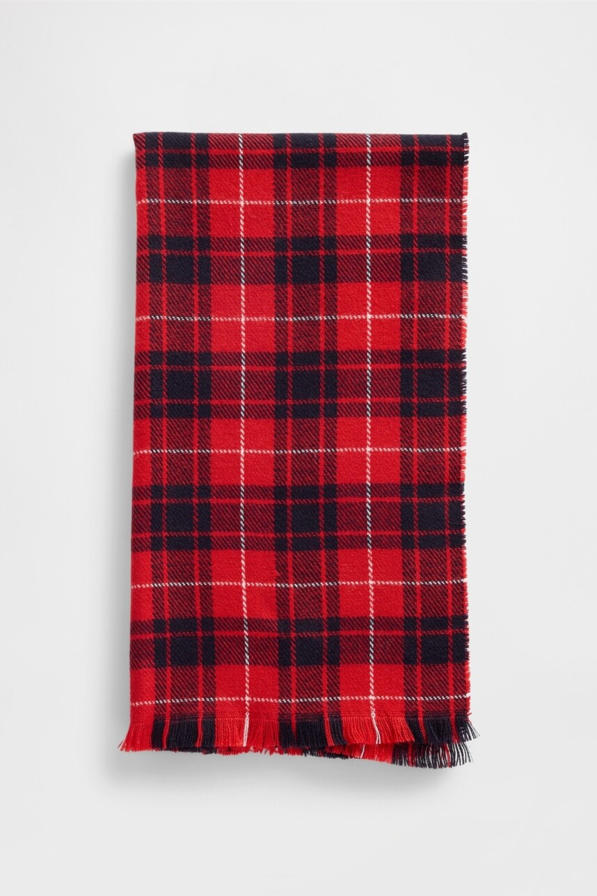 Bufanda Cozy Hombre Red Plaid