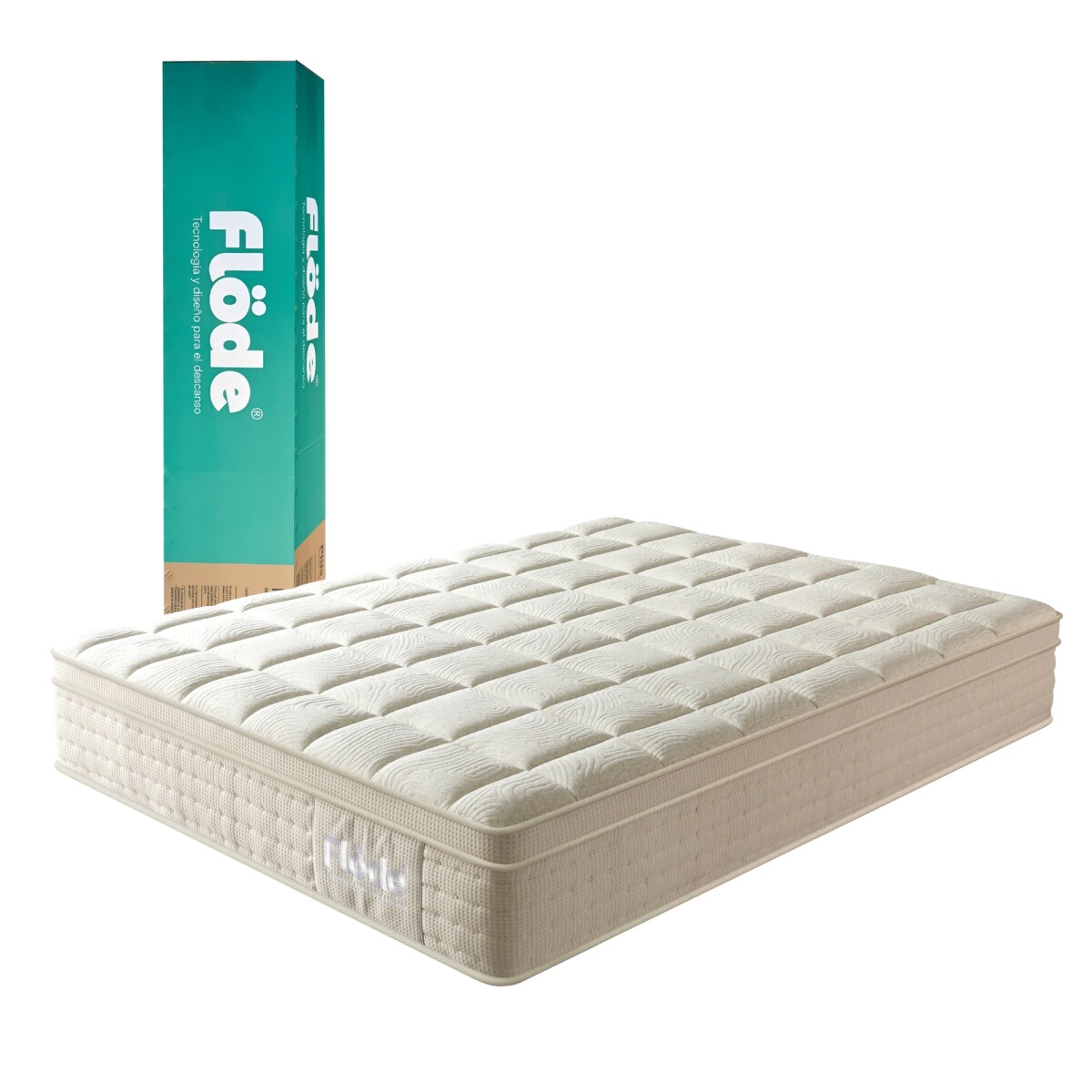 Colchón Queen en Caja Resortes Pocket - Flöde Lino 