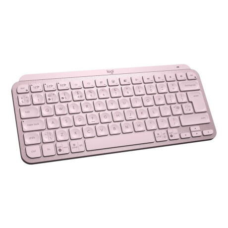 Teclado Bluetooth Logitech Master Series Mx Keys Mini Qwerty Español España Color Rosa Con Luz Blanca 6145