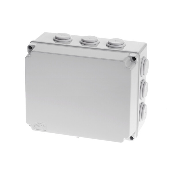 Caja estanca 12 salidas, adosar 240x190x120mm IP54 GR7070