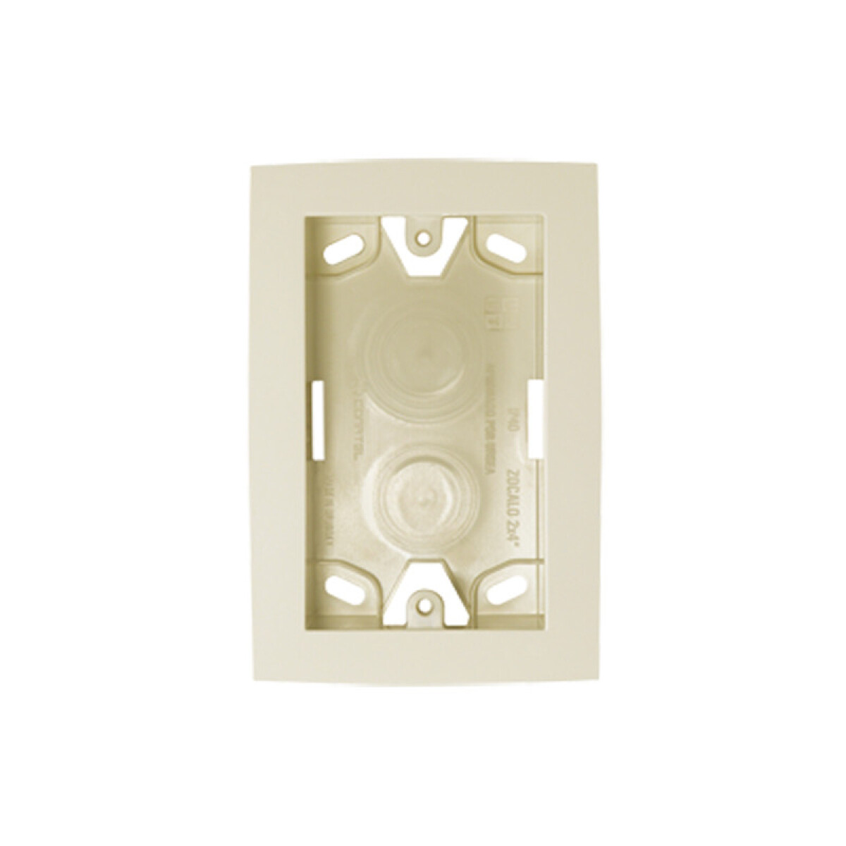 Zócalo exterior 2x4" - Presta marfil - C51948 