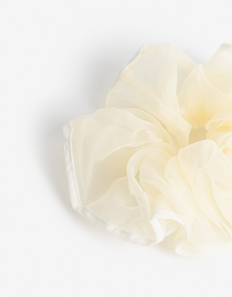 Skunzies Lisas Maxi Scrunchie Bride To Be - Blanco Crudo