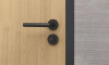 Manija para puerta negro mate c/muletilla 903.93.559 Manija Para Puerta Negro Mate C/muletilla 903.93.559