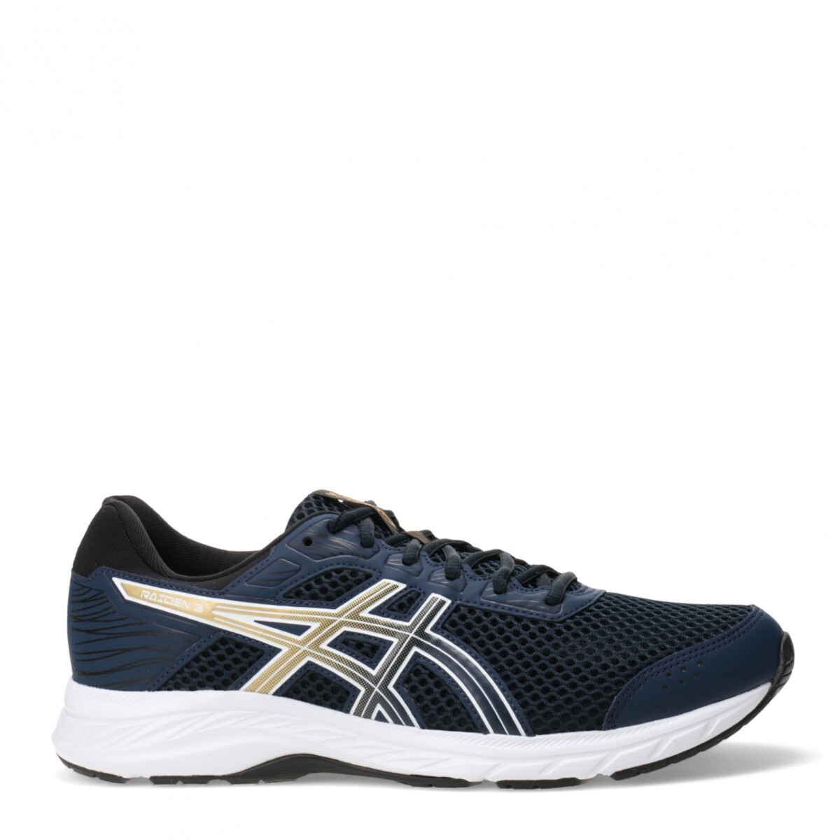 Championes de Hombre Asics Raiden 3 Asics - Azul Marino - Negro - Blanco 