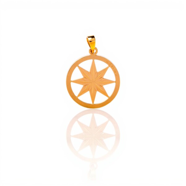 Dije Estrella-Oro bajo-Sin piedra-CP8575 sinpiedra