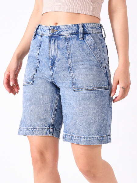 SHORT DENIS AZUL CLARO