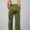 Pantalon Cargo Cropped Green