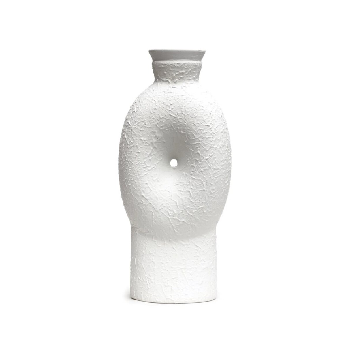 FLORERO CERAMICA 14.5x10x31CM BLANCO 