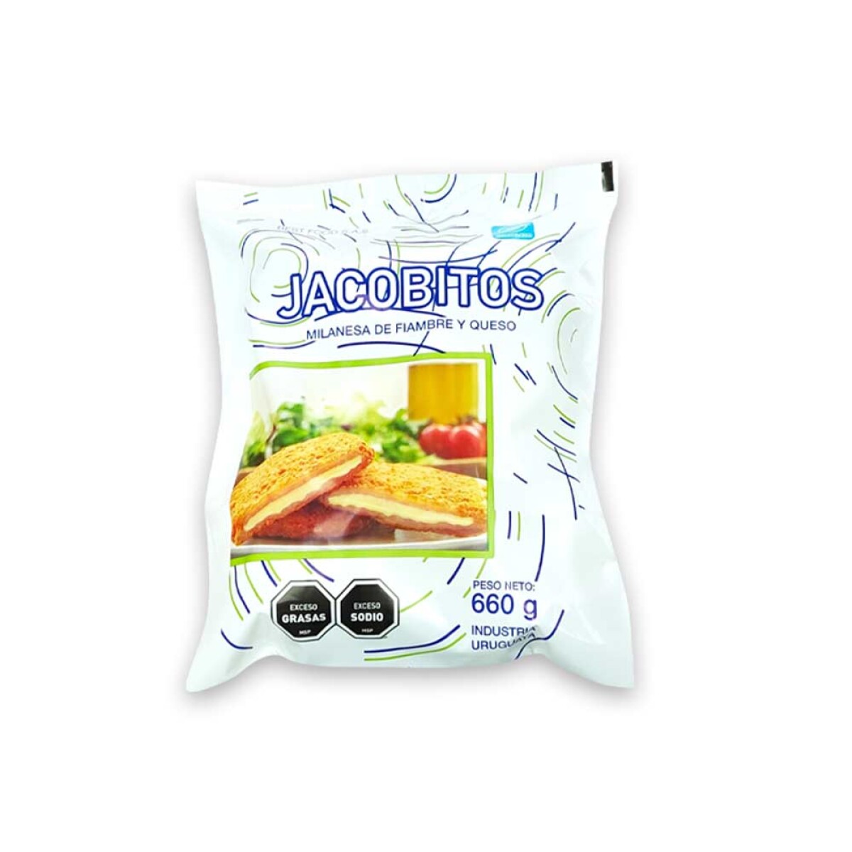 Jacobitos Jamon Y Queso 660 Grs 