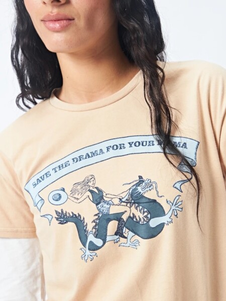 T-SHIRT P.CAKE DRAMA BEIGE